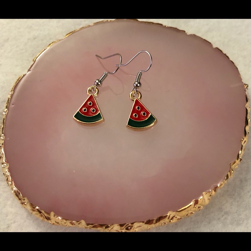 Watermelon earrings 🍉